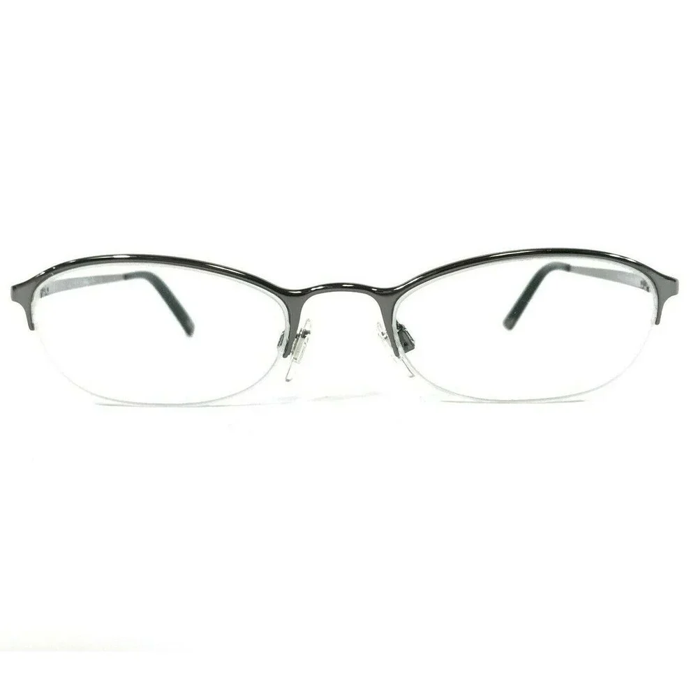 Ralph Lauren Petite Eyeglasses Frames RL 5002 9002 Grey Oval Half Rim 48-18-135